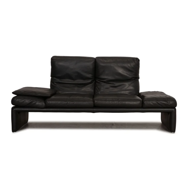 Koinor Raoul Leder Zweisitzer Anthrazit Sofa Couch Funktion