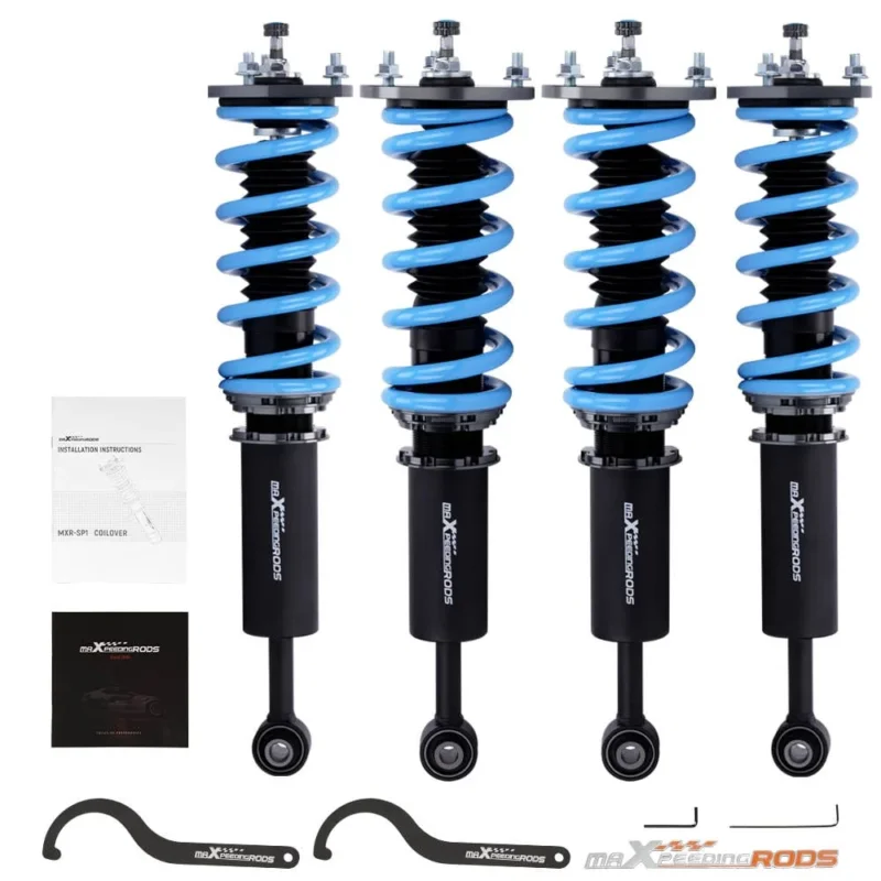 New Tieferlegung Coilover kompatibel für Lexus IS250 IS350 GS300 GS350 RWD 24-fach verstellbar