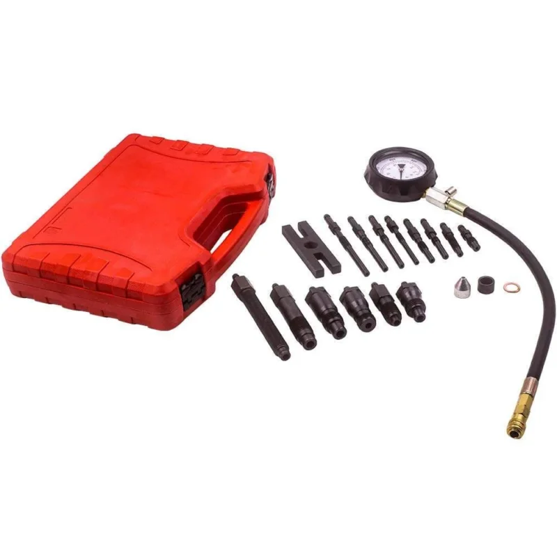 Timing Tool kit Kompressionsprüfer Dieselmotor 0-70 Bar Kompressionstester Druckprüfer