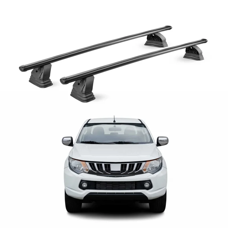 Stahl Dachträger für Mitsubishi Triton Double Cab / Single Cab 2014-2026 Schwarz