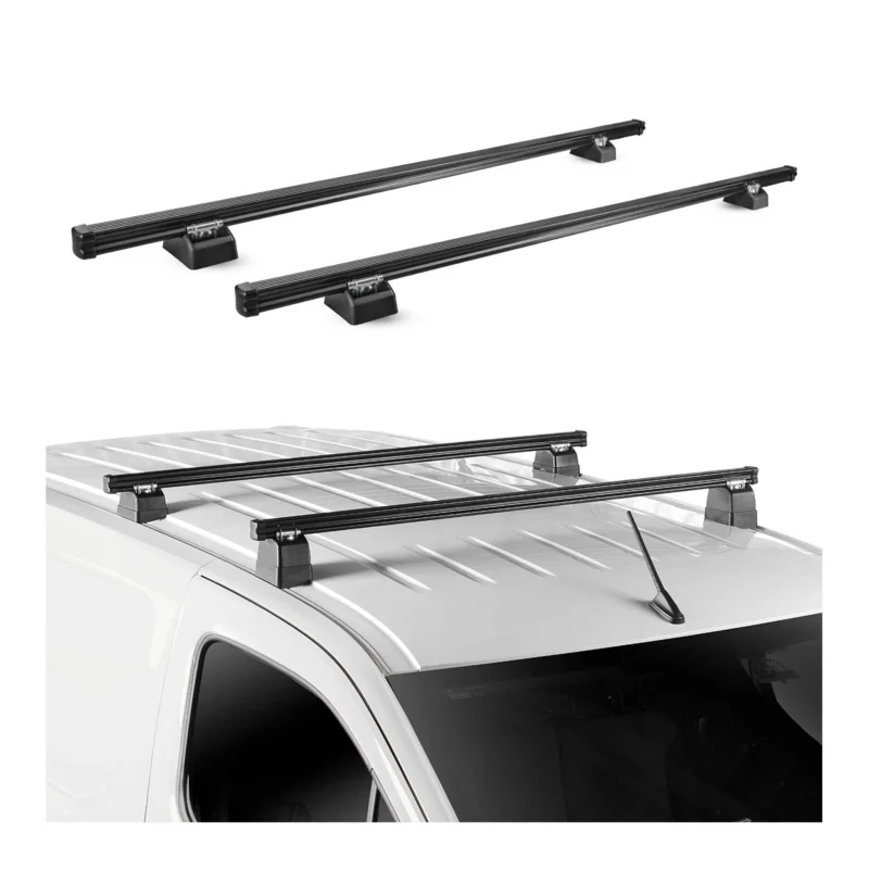 Dachträger für Mercedes Vito II W639 2003-2014 H1 2-Träger Stahl Schwarz