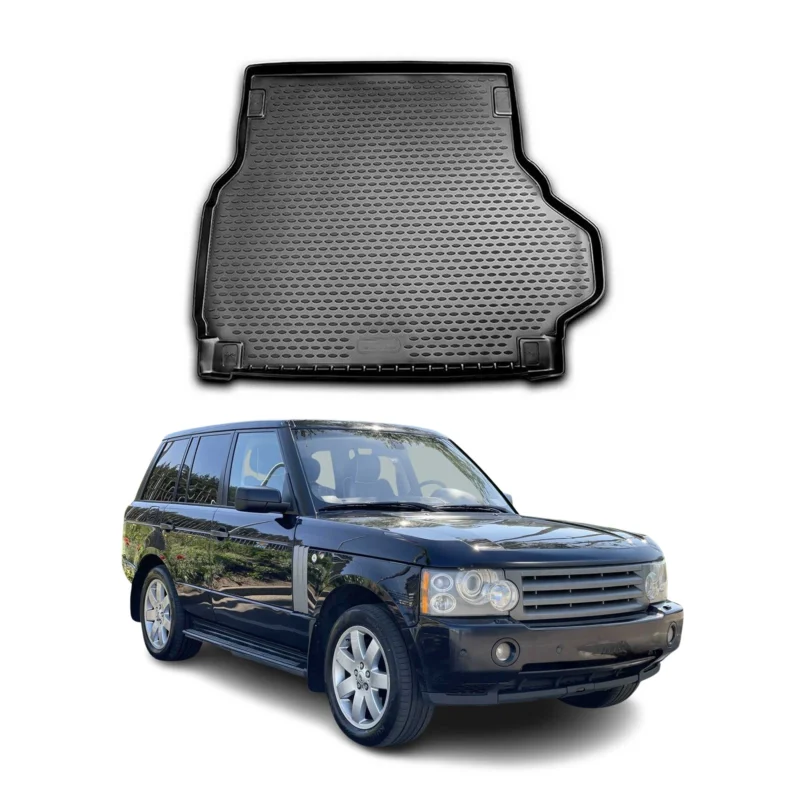 Kofferraummatte Kofferraumwanne für Range Rover 2001-2012 Gummi TPE Schwarz