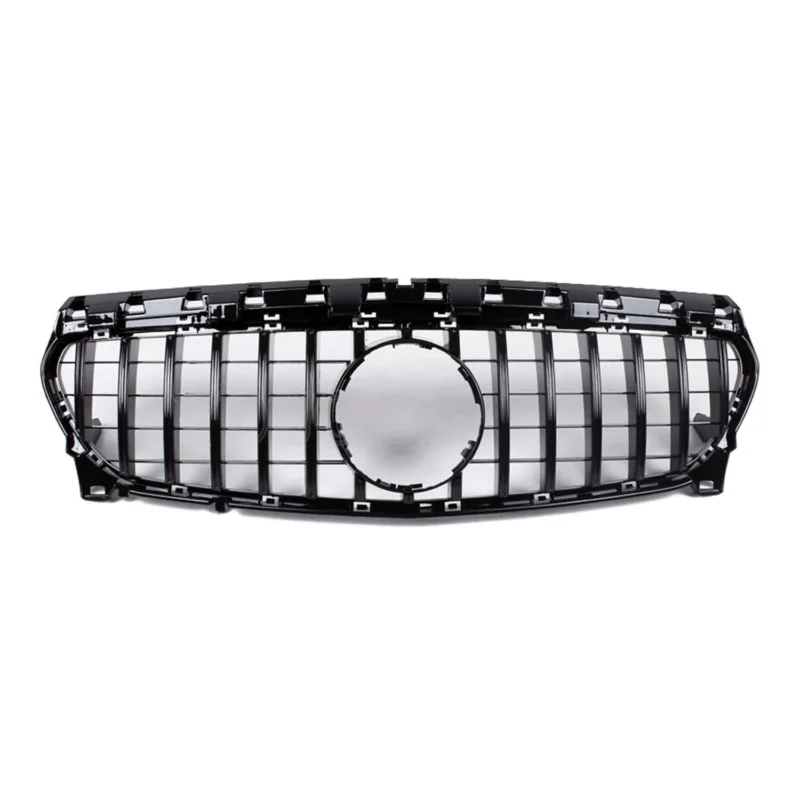 Kühlergrill Grill Frontgrill für Mercedes CLA Coupe C117 2013-2019 Schwarz