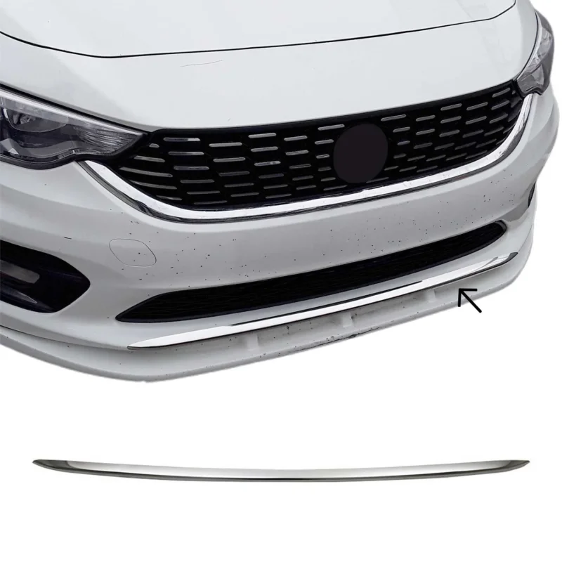 Kühlergrill Leisten Grillleisten für Fiat Tipo 2015-2024 Edelstahl Chrom 1tlg