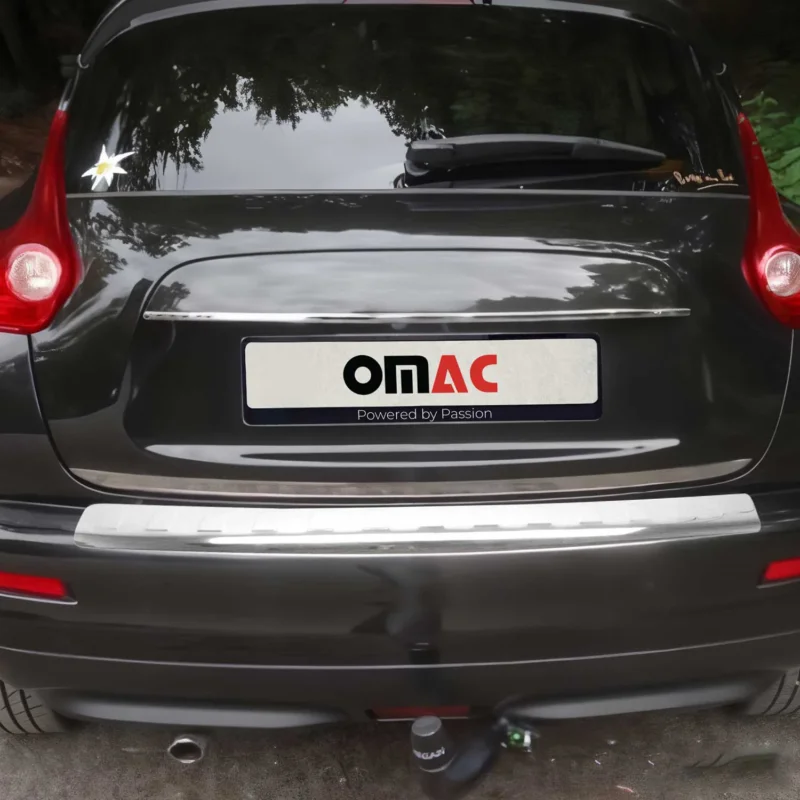 Ladekantenschutz Stoßstange für Nissan Juke I 2010-14 Pre-FL Edelstahl gebürstet