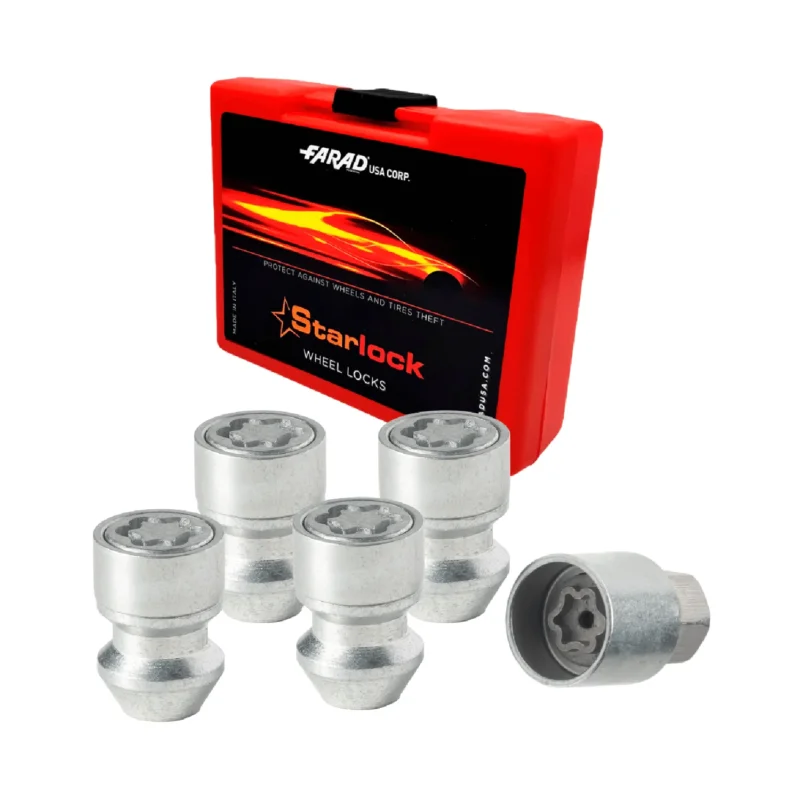 Radschloss Radschrauben Satz für Nissan 350Z 2002-2009 Silber 4tlg M12X1.25