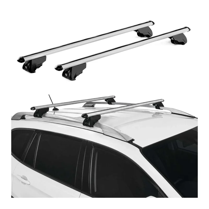 Dachträger für VW Touran 5T 2015-2026 Aluminium Grau Dachgepäckträger