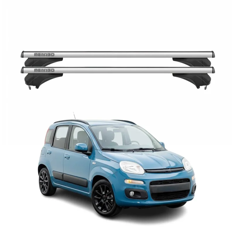 Menabo Dachträger für Fiat Panda III 319 / City Cross / Hybrid 2012-2026 Silber