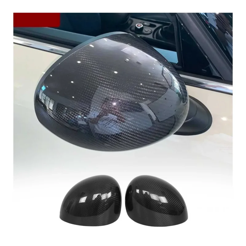 Spiegelkappen Spiegelabdeckung für Mini Cooper F56 2014-23 RHD Kohlefaser Carbon