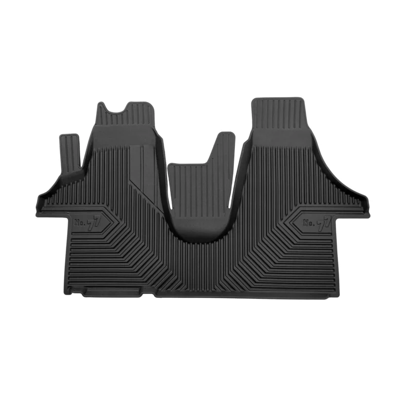 Fußmatten für VW Transporter T5 2003-2015 / T6 2015-2019 TPE Schwarz 1 tlg
