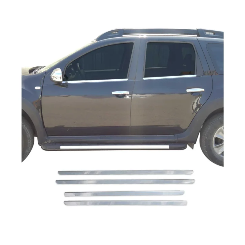 Fensterleisten Zierleisten für Dacia Duster 2010-2018 Edelstahl Chrom 4tlg
