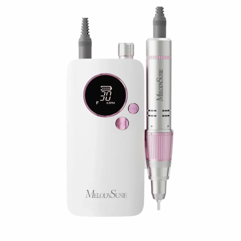 MelodySusie SC320F Clip On Rechargeable Nail Drill 30.000RPM Pink