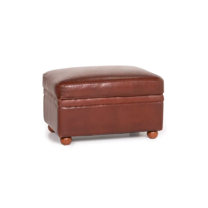 Poltrona Frau Leder Hocker Cognac #14725