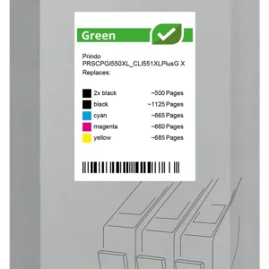 prindo-green-xl-multipack-schwarz-schwarz-cyan-magenta-gelb