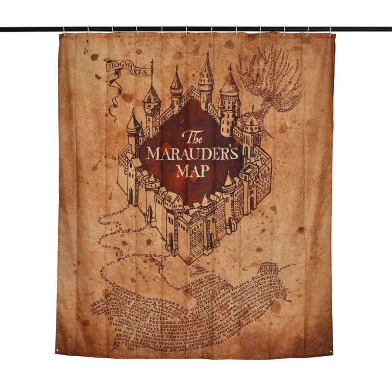 Produktbild Harry Potter - Karte des Rumtreibers Duschvorhang