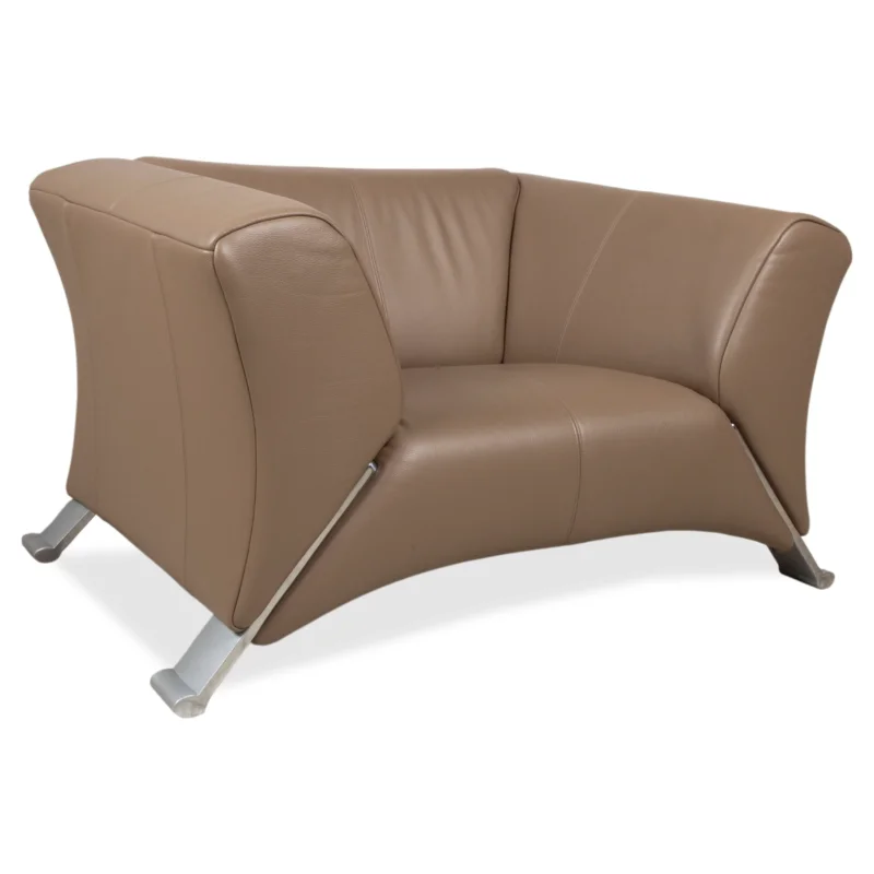 Rolf Benz 322 Leder Sessel Braun Cognac