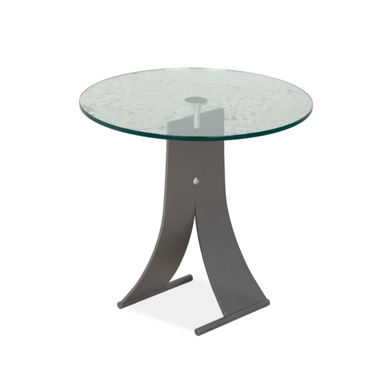Rolf Benz 5170 Glas Couchtisch Silber