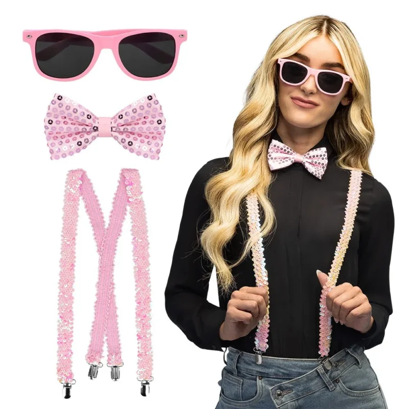 Roze Accessoireset Party 3 delig van Boland koop je bij Partywinkel