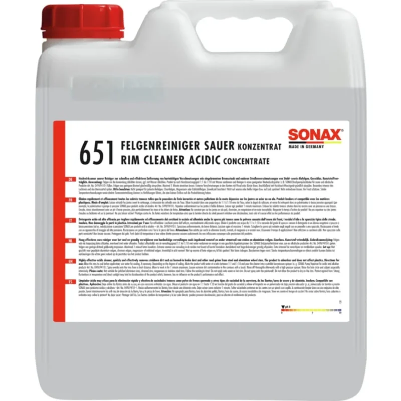 SONAX Felgenreiniger PROFILINE, Konzentrat – 10 Liter - Kanister