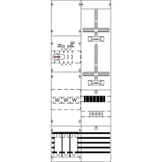 Striebel&John - Zählerfeld Mess-u.Wandlerfeld KA4220 komplett H5/B2