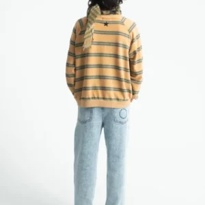 unisex trousers |fadded light blue denim
